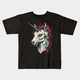 Creepy Unicorn Kids T-Shirt